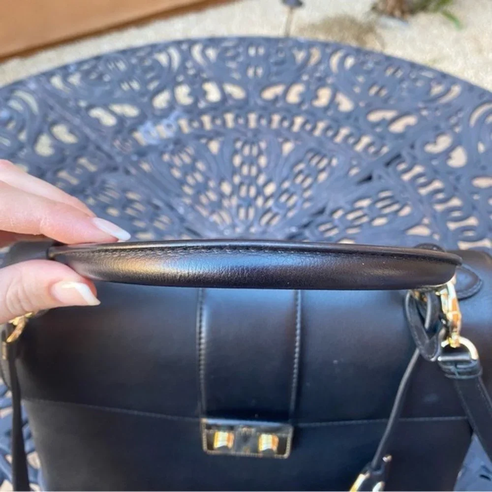 SOLD Dior New Lock Top Handle Leather Bag - Picture 8 of 15